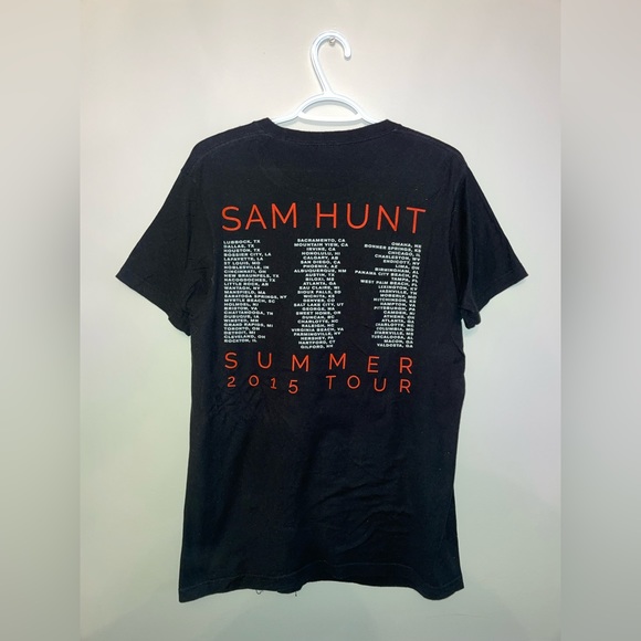 Sam Hunt Official Summer 2015 Tour Shirt | Unisex Medium - Picture 2 of 2